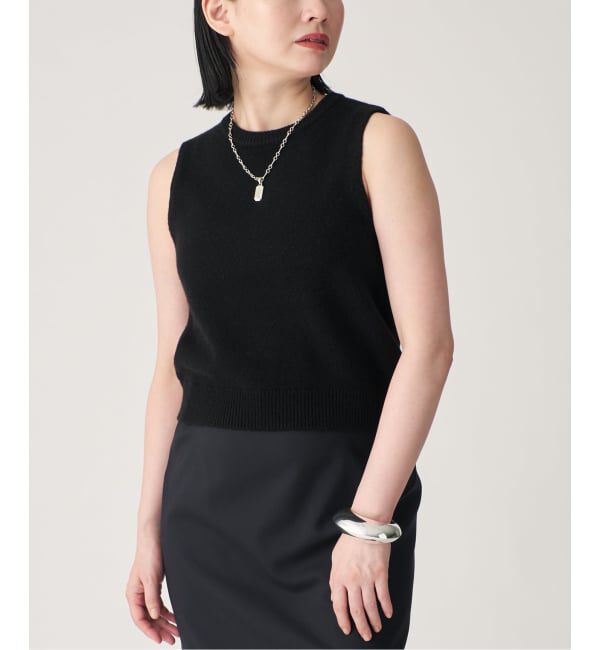 VERMEIL par iena「LE PETIT PULLE ル プティ プレ ノースリーブニット 1251056」|ニット・セーター|