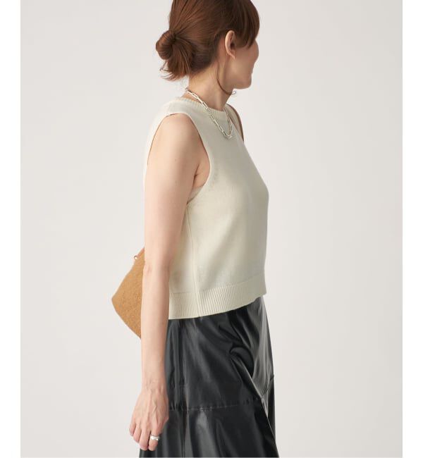 VERMEIL par iena「LE PETIT PULLE ル プティ プレ ノースリーブニット 1251056」|ニット・セーター|