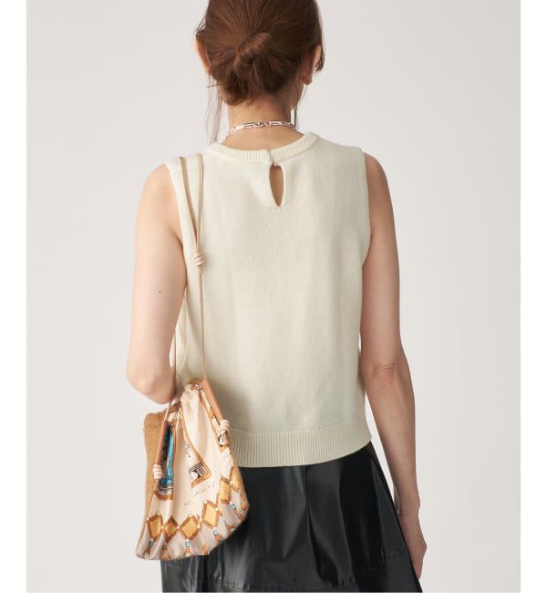 VERMEIL par iena「LE PETIT PULLE ル プティ プレ ノースリーブニット 1251056」|ニット・セーター|