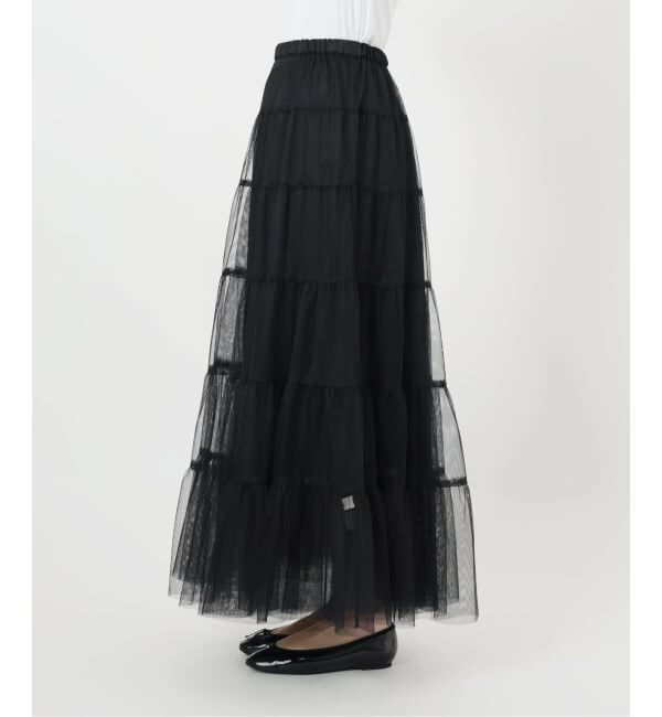 IENA「チュールティアードスカート」|スカート|