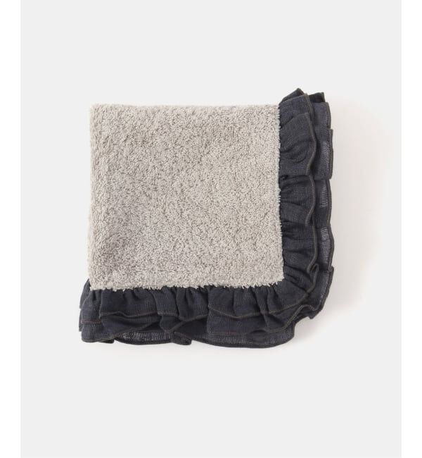 IENA「BORGO DELLE TOVAGLIE/ボルゴ デレ トヴァー LAVETTE ハンカチ」|ハンカチ|グレーA