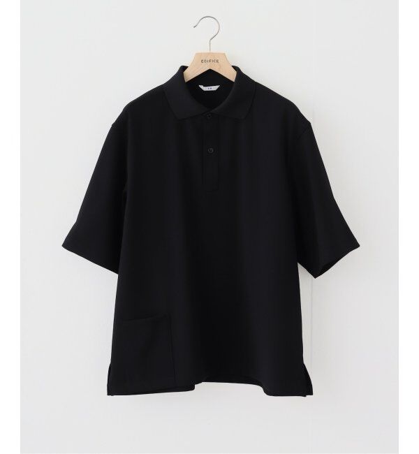 EDIFICE「T/E(ティーイー) カルゼ ポロシャツ」|ポロシャツ|ブラック