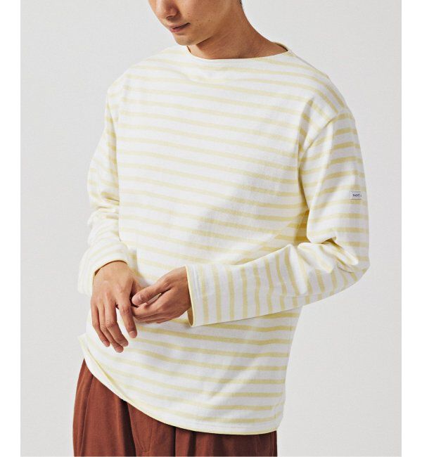 EDIFICE「【SAINT JAMES / セントジェームス】OUESSANT BORDER」|Tシャツ・カットソー|イエロー