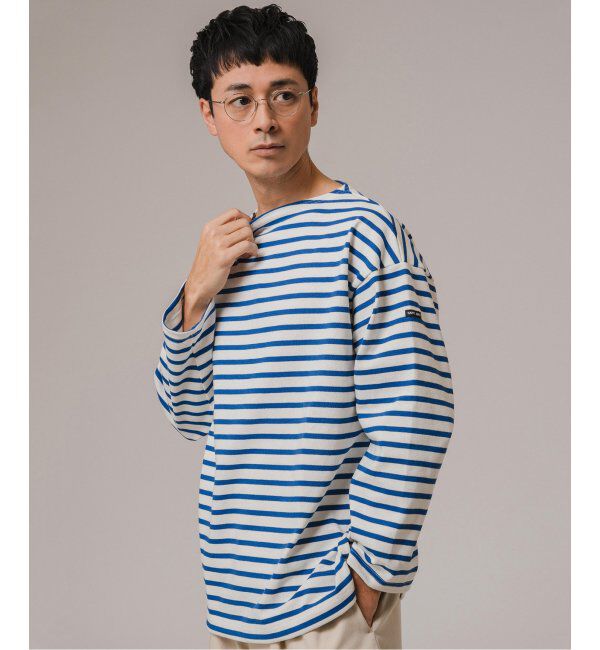 EDIFICE「SAINT JAMES (セントジェームス) 別注 ウエッソン ルーズ ボーダー」|Tシャツ・カットソー|