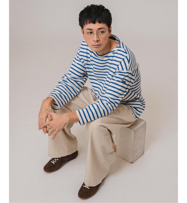 EDIFICE「SAINT JAMES (セントジェームス) 別注 ウエッソン ルーズ ボーダー」|Tシャツ・カットソー|