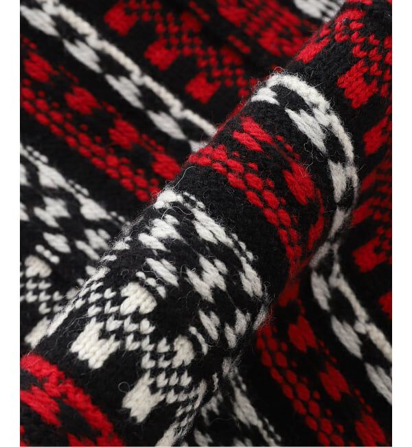 EDIFICE「WM（ホワイトマウンテニアリング）FAIR ISLE ZIP KNIT PULLOVER」|ニット・セーター|