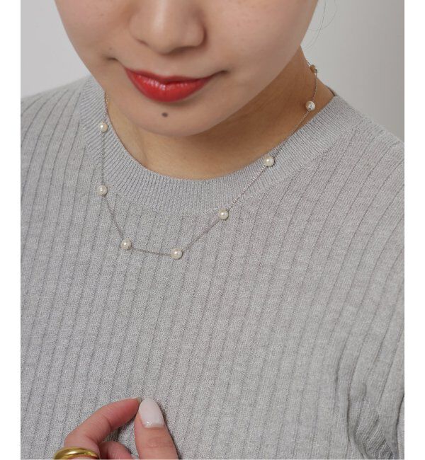 JOURNAL STANDARD relume「RELUME ガラスパールxチェーンネックレス」|ネックレス|