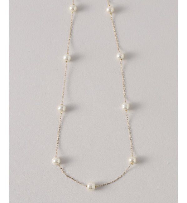 JOURNAL STANDARD relume「RELUME ガラスパールxチェーンネックレス」|ネックレス|
