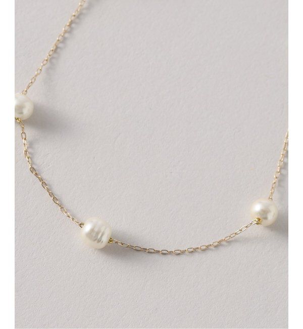 JOURNAL STANDARD relume「RELUME ガラスパールxチェーンネックレス」|ネックレス|