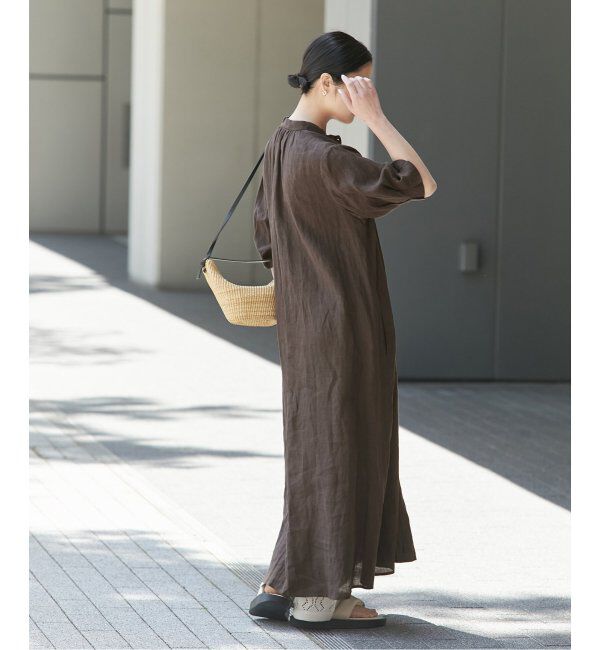 journal standard L'essage「リネンタックスリーブワンピース」|ワンピース|