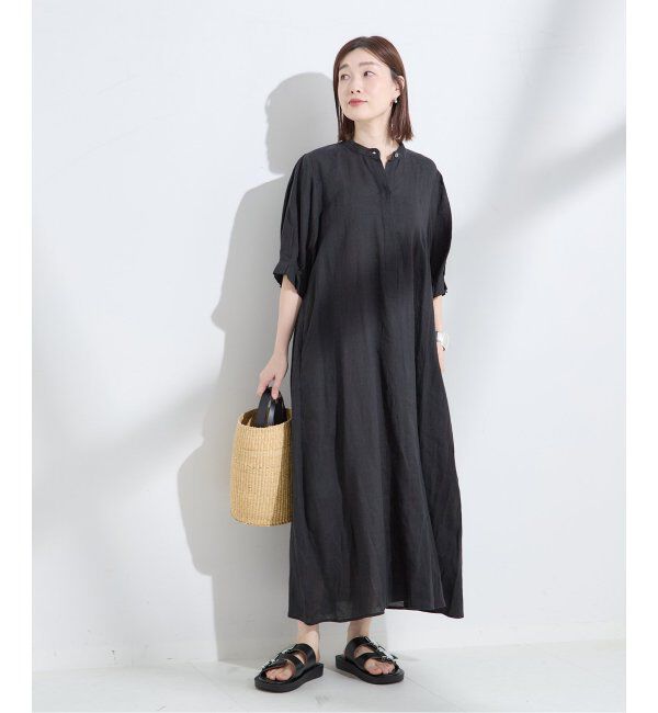 journal standard L'essage「リネンタックスリーブワンピース」|ワンピース|