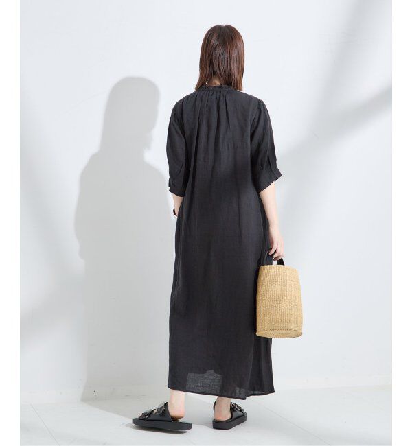 journal standard L'essage「リネンタックスリーブワンピース」|ワンピース|