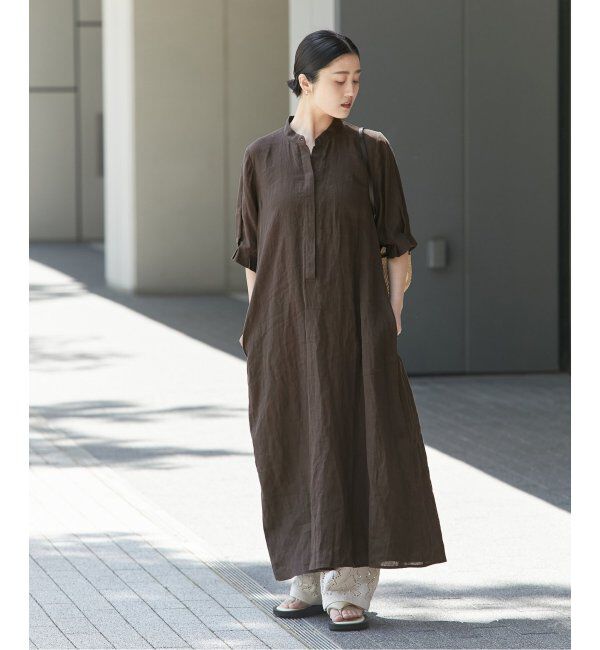 journal standard L'essage「リネンタックスリーブワンピース」|ワンピース|