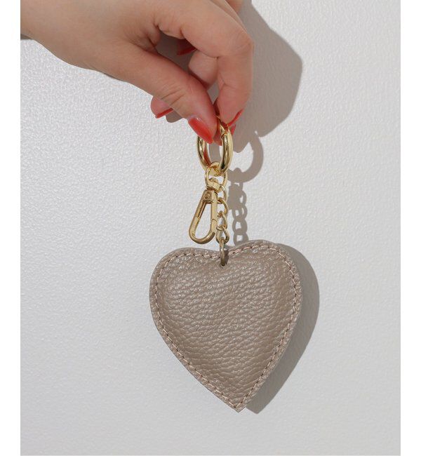JOURNAL STANDARD relume「《追加》【AULENTTI/オウレンティ】ハート キーホルダー」|キーケース|ベージュ