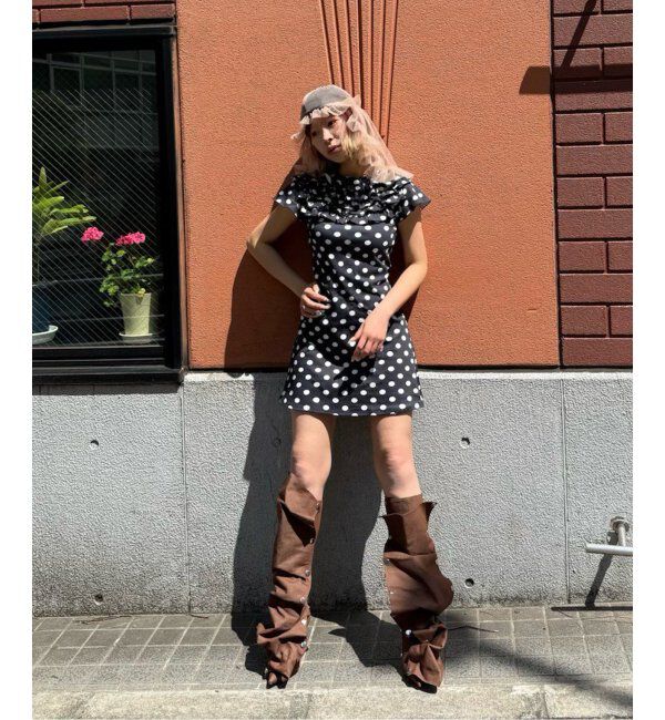 Oriens JOURNAL STANDARD「【Mika.I&times;Oriens】ドットドレス」|ワンピース|