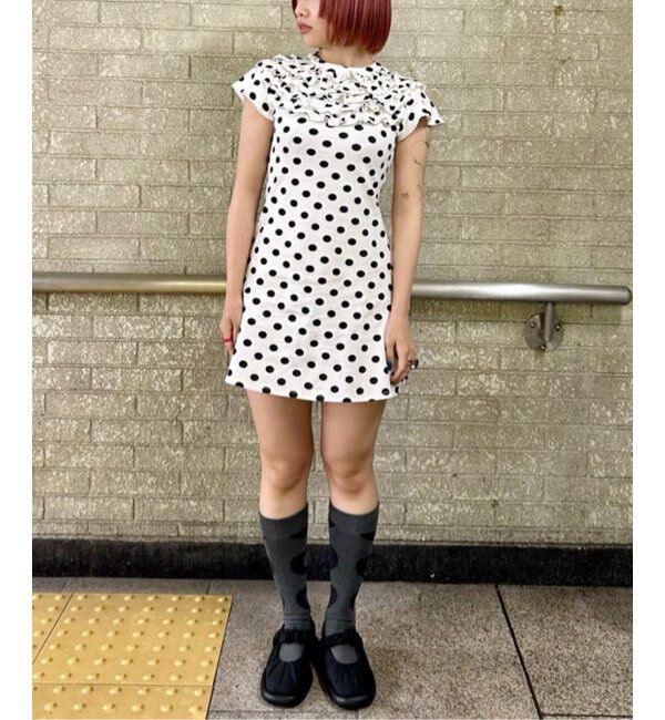 Oriens JOURNAL STANDARD「【Mika.I&times;Oriens】ドットドレス」|ワンピース|