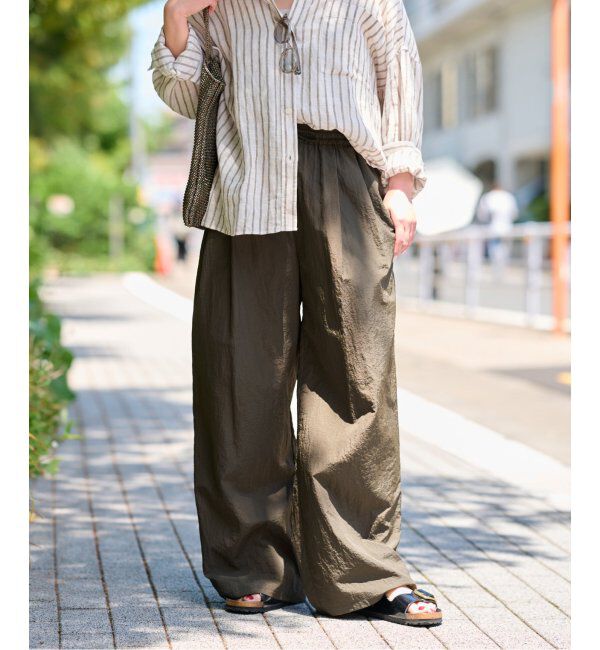JOURNAL STANDARD relume「ライトナイロンワイドパンツ」|その他|
