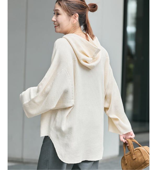 JOURNAL STANDARD「別注【ARMY TWILL/アーミーツイル】WaffleHoodie」|Tシャツ・カットソー|ナチュラル