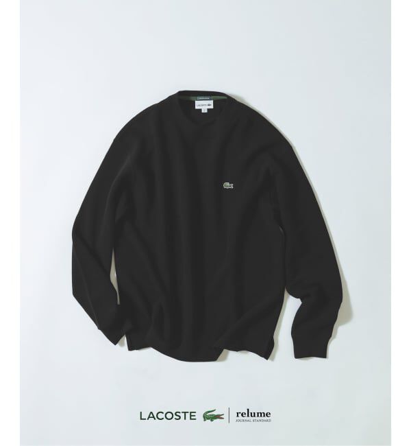 JOURNAL STANDARD relume「LACOSTE / ラコステ 別注  ヘビーピケ L/S Tシャツ」|Tシャツ・カットソー|ブラック