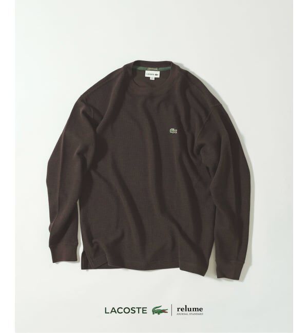 JOURNAL STANDARD relume「LACOSTE / ラコステ 別注  ヘビーピケ L/S Tシャツ」|Tシャツ・カットソー|ブラウン