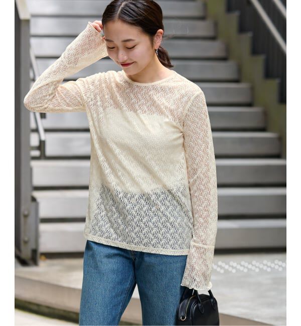 JOURNAL STANDARD relume「リーフレースプルオーバー」|Tシャツ・カットソー|