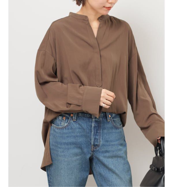 JOURNAL STANDARD relume「バンドカラースキッパーブラウス」|シャツ・ブラウス|