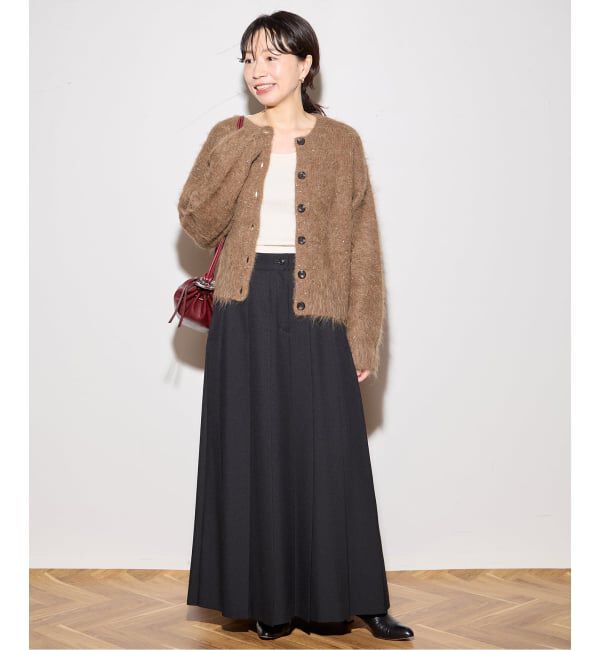 journal standard L'essage「アルパカMIXスパンコールカーディガン」|カーディガン|