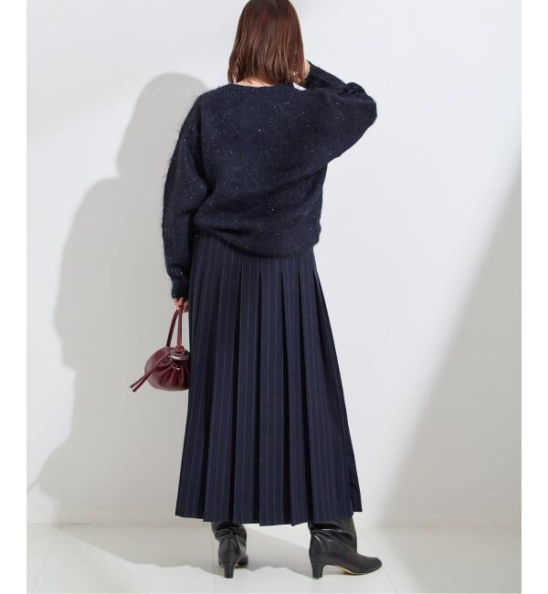 journal standard L'essage「アルパカMIXスパンコールカーディガン」|カーディガン|