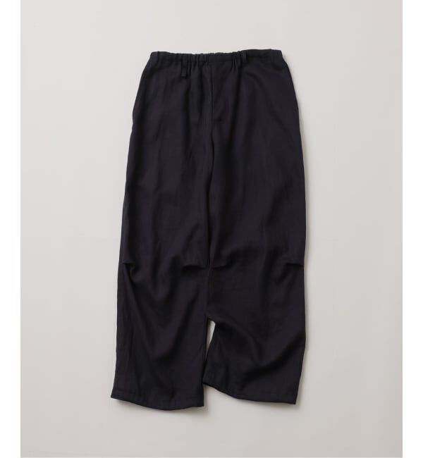 JOURNAL STANDARD「《予約》【FOLL / フォル】summer weight knee tuck pants」|スラックス|ネイビー