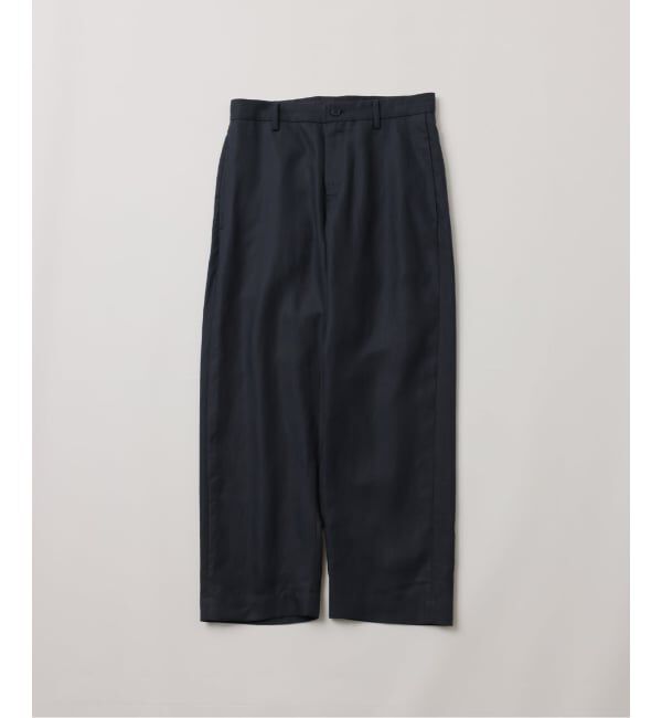 JOURNAL STANDARD「《予約》【FOLL / フォル】ramie oxford wardrobe trouser」|スラックス|ネイビー