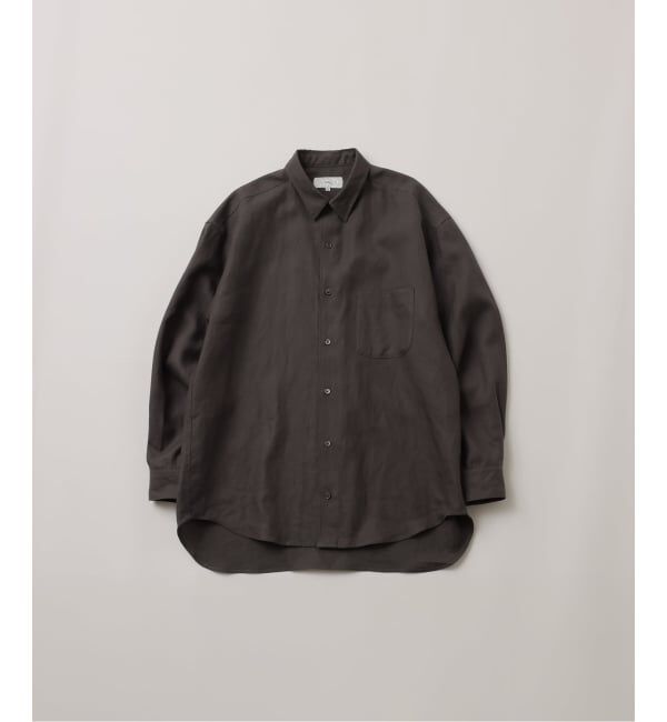 JOURNAL STANDARD「《予約》【FOLL / フォル】ramie oxford daily shirt」|シャツ・ブラウス|グレーA