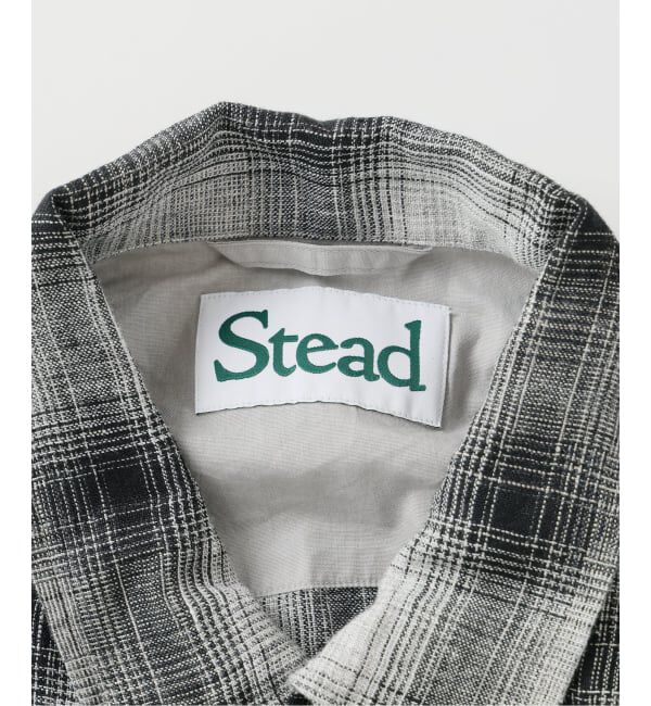 J.S.Homestead「《予約》Stead / リネン オンブレ ジップ シャツ」|シャツ・ブラウス|