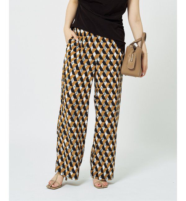 HARDY NOIR「ジオメトリック*フラワープリントパンツ」|その他|