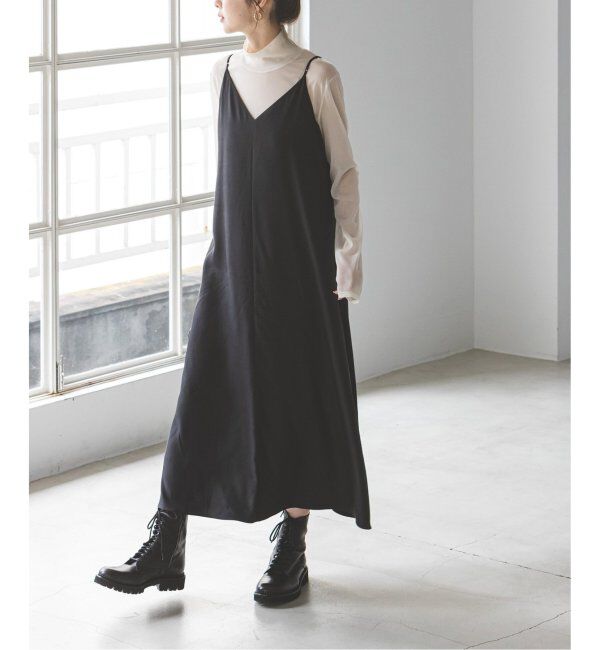 NOBLE「《追加》ビンテージツイルコンフォータブルキャミワンピース  6」|ワンピース|