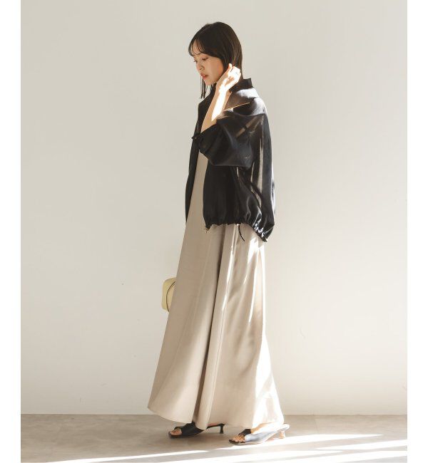 NOBLE「《追加》ビンテージツイルコンフォータブルキャミワンピース  6」|ワンピース|