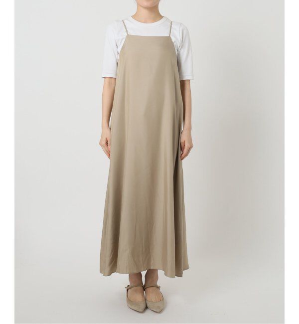 NOBLE「《追加》ビンテージツイルコンフォータブルキャミワンピース  6」|ワンピース|