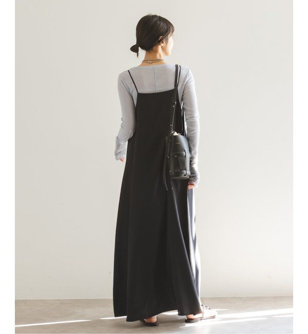 NOBLE「《追加》ビンテージツイルコンフォータブルキャミワンピース  6」|ワンピース|