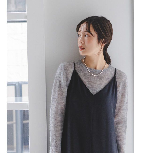 NOBLE「《追加》ビンテージツイルコンフォータブルキャミワンピース  6」|ワンピース|