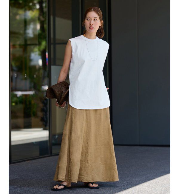 FRAMeWORK「ATON/エイトン 12/-AIR SPINNING ROUND HEM タンクトップ」|タンクトップ|