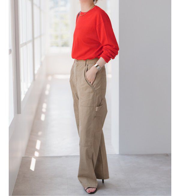 Spick and Span「《手洗い可 / 追加》18G クルーネックプルオーバー」|ニット・セーター|