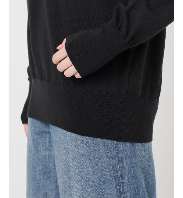 Spick and Span「《手洗い可 / 追加》18G クルーネックプルオーバー」|ニット・セーター|