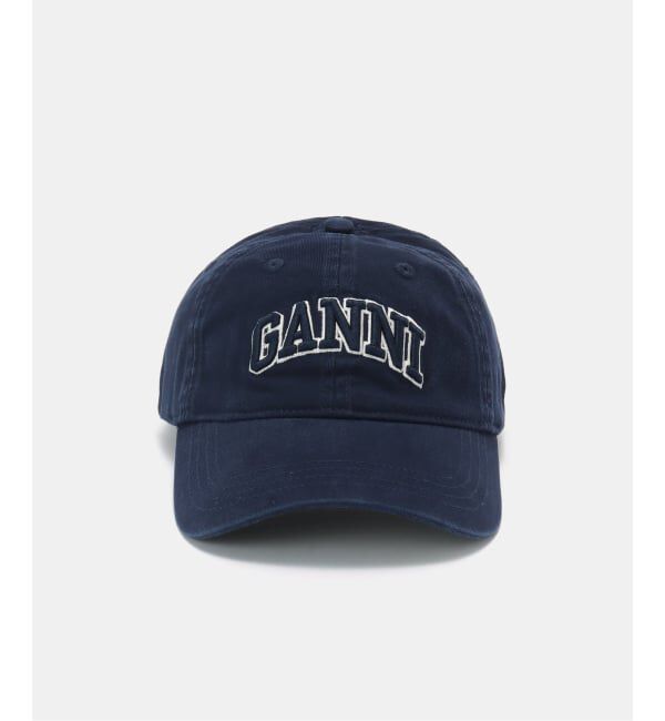 U by SPICK&SPAN「GANNI/ガニー Washed Cotton Canvas Cap Emb」|キャップ・キャスケット|