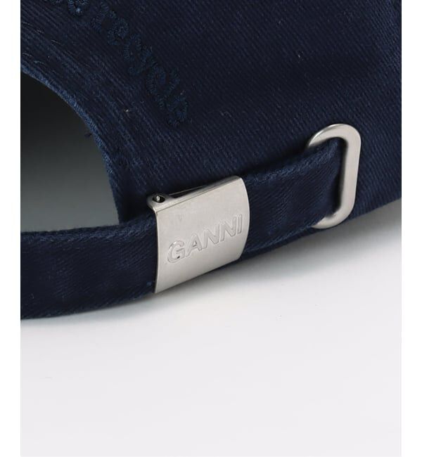 U by SPICK&SPAN「GANNI/ガニー Washed Cotton Canvas Cap Emb」|キャップ・キャスケット|