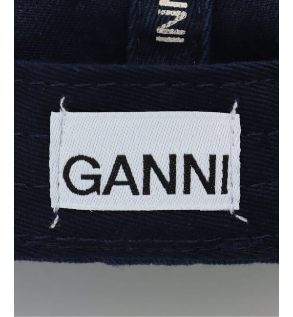 U by SPICK&SPAN「GANNI/ガニー Washed Cotton Canvas Cap Emb」|キャップ・キャスケット|