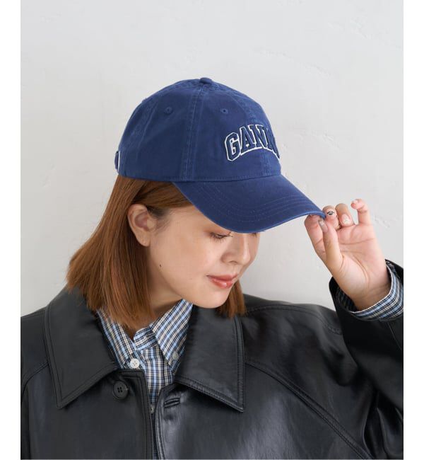 U by SPICK&SPAN「GANNI/ガニー Washed Cotton Canvas Cap Emb」|キャップ・キャスケット|