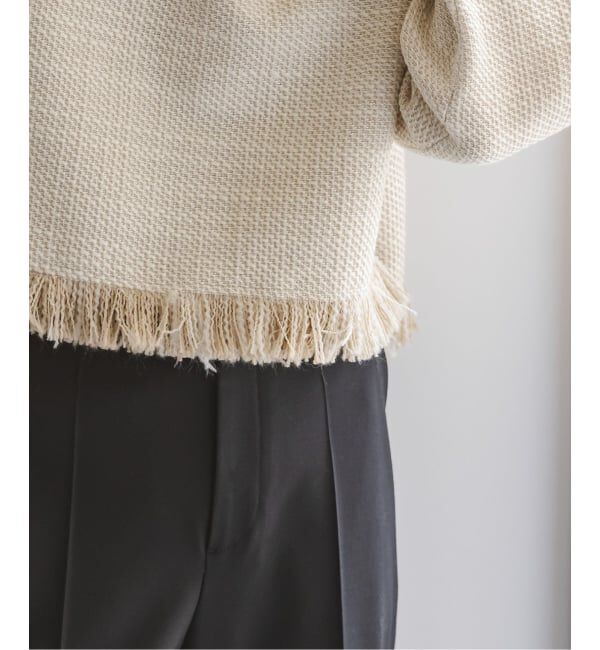 NOBLE「《追加》ツイードショートトップス」|シャツ・ブラウス|