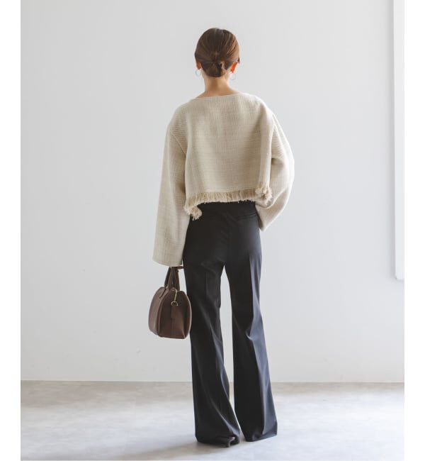 NOBLE「《追加》ツイードショートトップス」|シャツ・ブラウス|