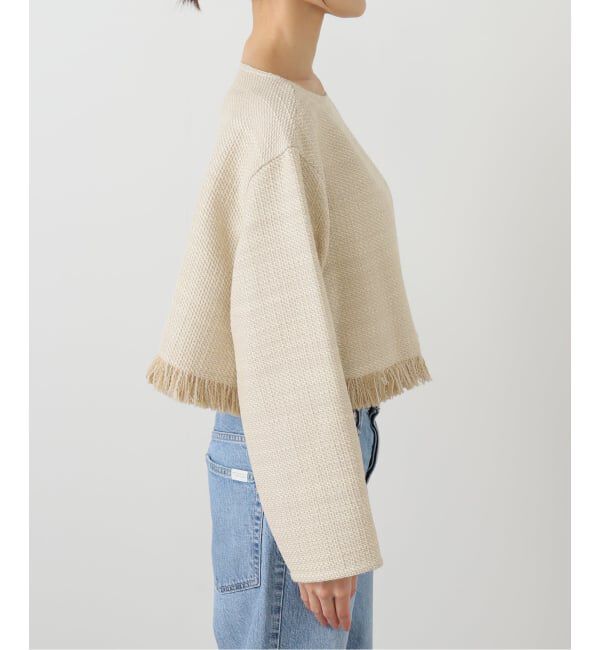 NOBLE「《追加》ツイードショートトップス」|シャツ・ブラウス|