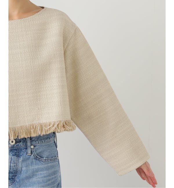 NOBLE「《追加》ツイードショートトップス」|シャツ・ブラウス|