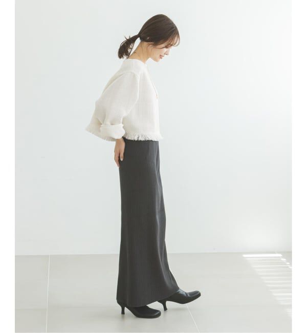 NOBLE「《追加》ツイードショートトップス」|シャツ・ブラウス|